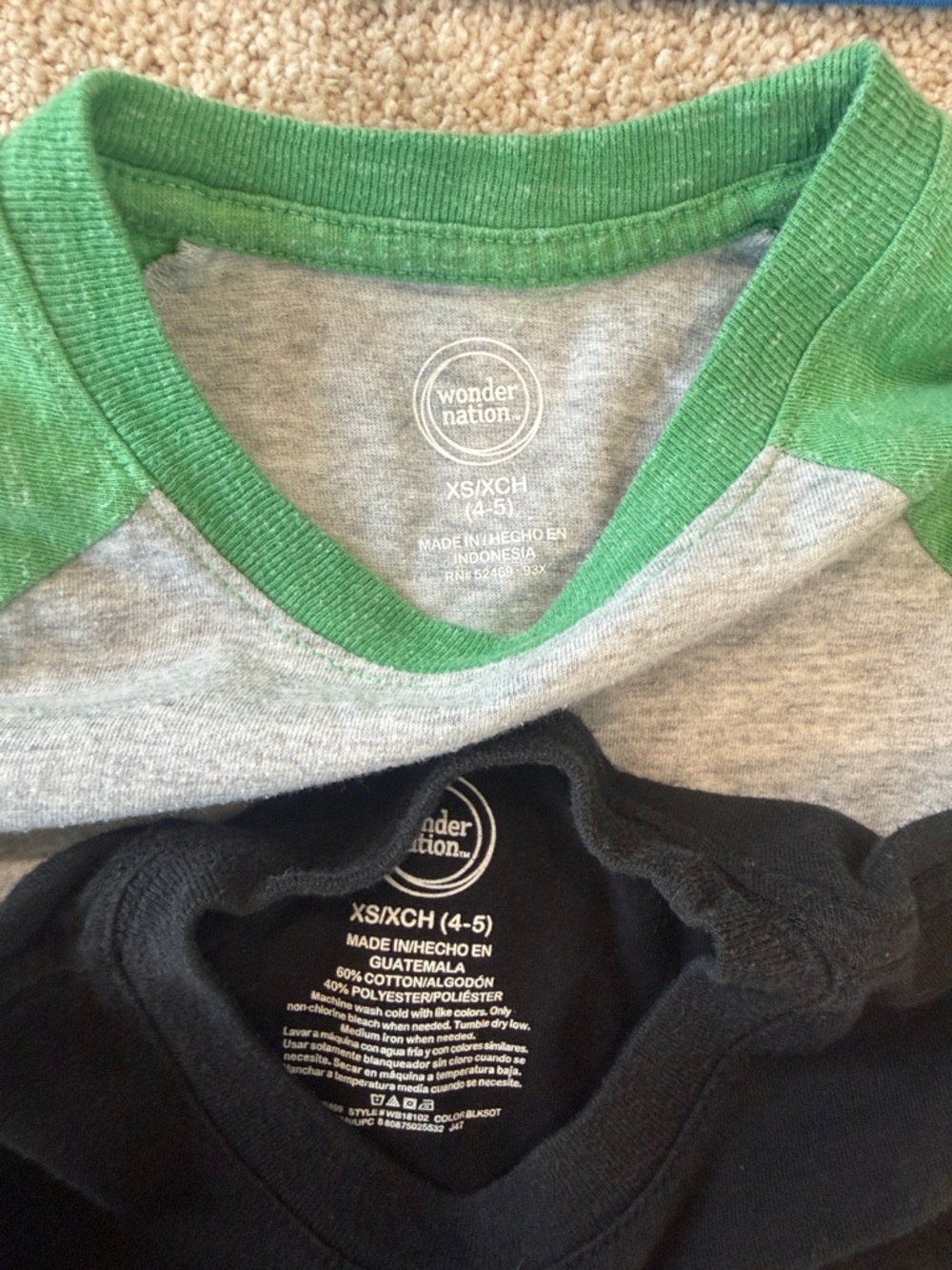 Boys 4-5T Short Sleeve Tees - 7 pieces - Picture 6 of 9